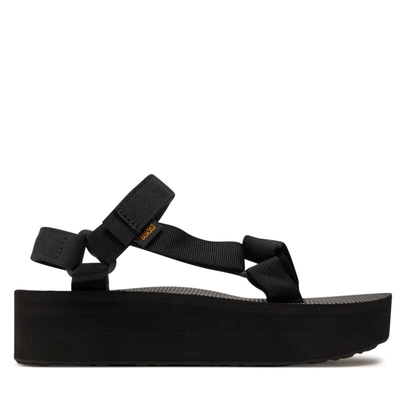 Сандали Teva Flatform Universal 1008844 Черен цвят на ниска цена