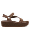 Сандали Teva Madera Wedge 1151015 Кафяв цвят на ниска цена