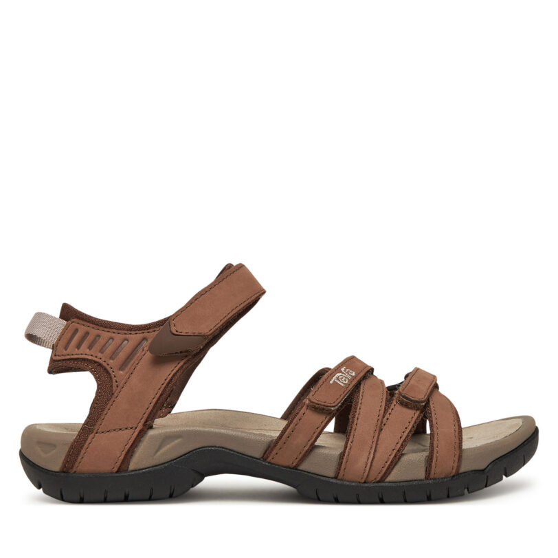 Сандали Teva Tirra Leather 4177 Кафяв цвят на ниска цена