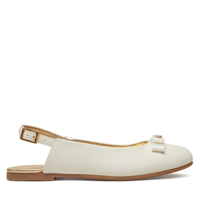 Сандали Tommy Hilfiger Ballerina Chanel T4A3-33929-0206 S Екрю цвят на ниска цена