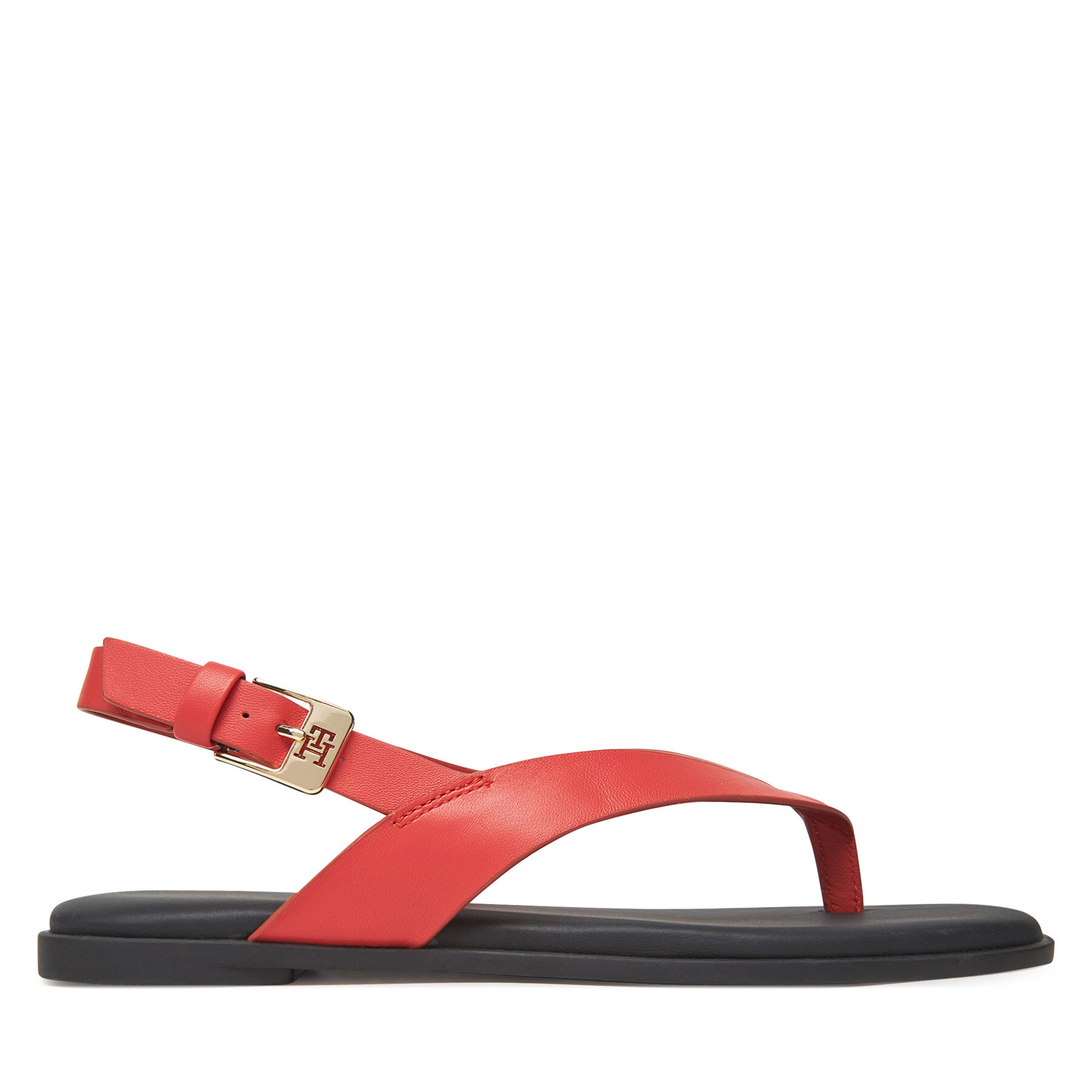 Сандали Tommy Hilfiger Color Block Thong Flat Sandal FW0FW08883 Оранжев цвят на ниска цена