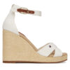 Сандали Tommy Hilfiger Flag High Wedge Espad Crisscross FW0FW08661 Екрю цвят на ниска цена