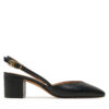 Сандали Tommy Hilfiger Pump Slingback Smooth Leather FW0FW08621 Черен цвят на ниска цена