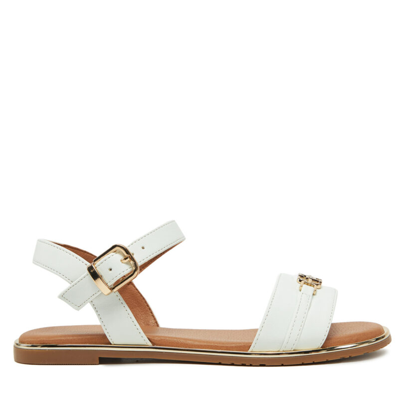Сандали Tommy Hilfiger Sandal T3A2-33778-0326 S Бял цвят на ниска цена