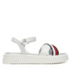 Сандали Tommy Hilfiger Sandal T4A2-33799-0273 Бял цвят на ниска цена