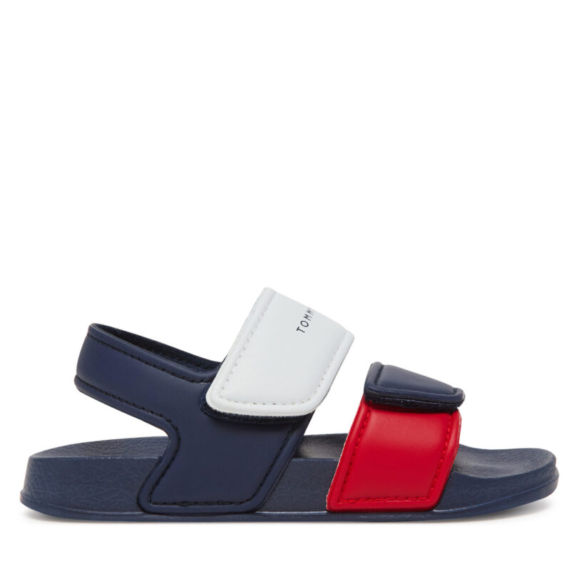 Сандали Tommy Hilfiger T1X2-33913-1172Y S Тъмносин цвят на ниска цена