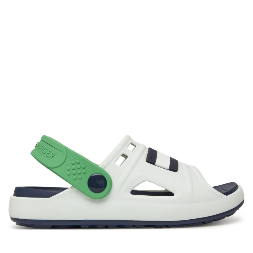 Сандали Tommy Hilfiger T3X2-33905-0083X S Бял цвят на ниска цена