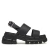 Сандали Tommy Jeans Tjw Chunky City Sandal EN0EN02750 Черен цвят на ниска цена