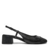 Сандали Tory Burch Cap-Toe Pave Singback Pump 160256 Черен цвят на ниска цена
