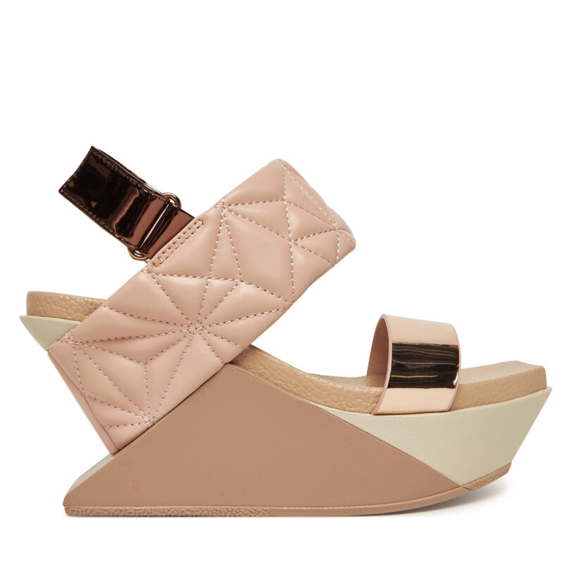 Сандали United Nude Delta Wedge Puffy 10902861188 Бежов цвят на ниска цена