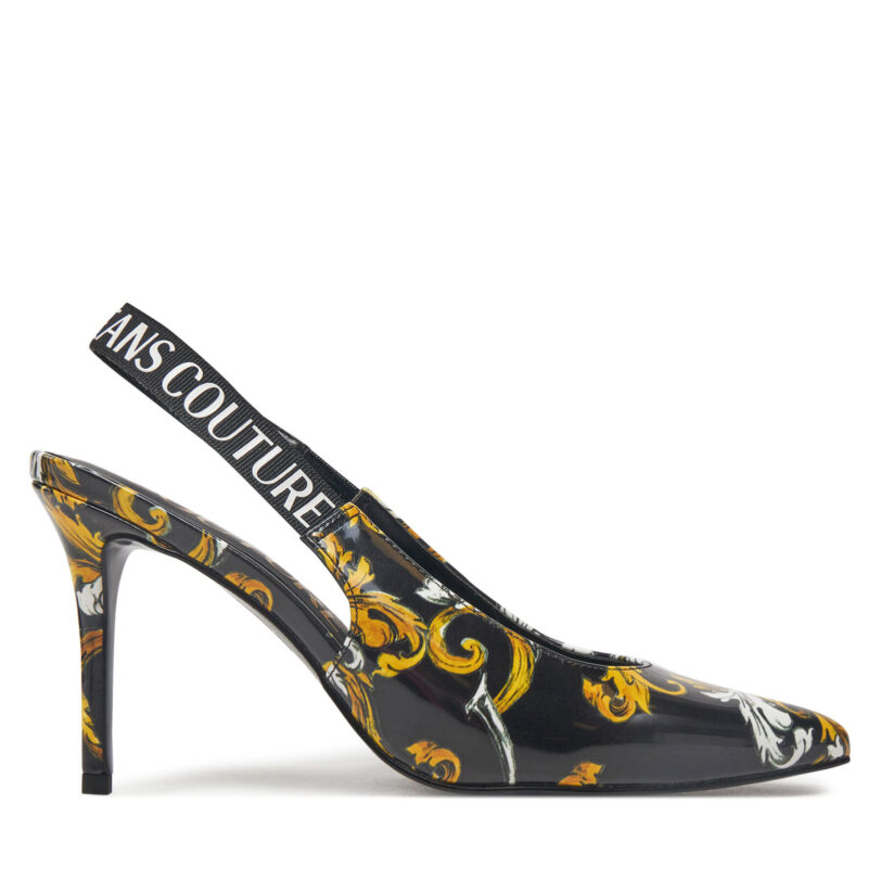 Сандали Versace Jeans Couture 78VA3S52 Черен цвят на ниска цена