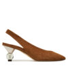 Сандали Weekend Max Mara Orma 2525526094600 Кафяв цвят на ниска цена