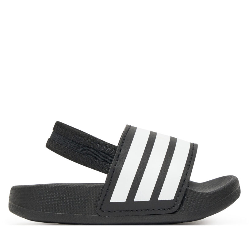 Сандали adidas adilette Estrap JR5323 Черен цвят на ниска цена