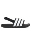 Сандали adidas adilette Estrap JR5328 Черен цвят на ниска цена