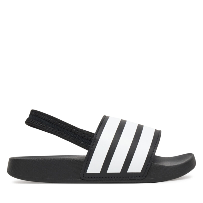 Сандали adidas adilette Estrap JR5328 Черен цвят на ниска цена