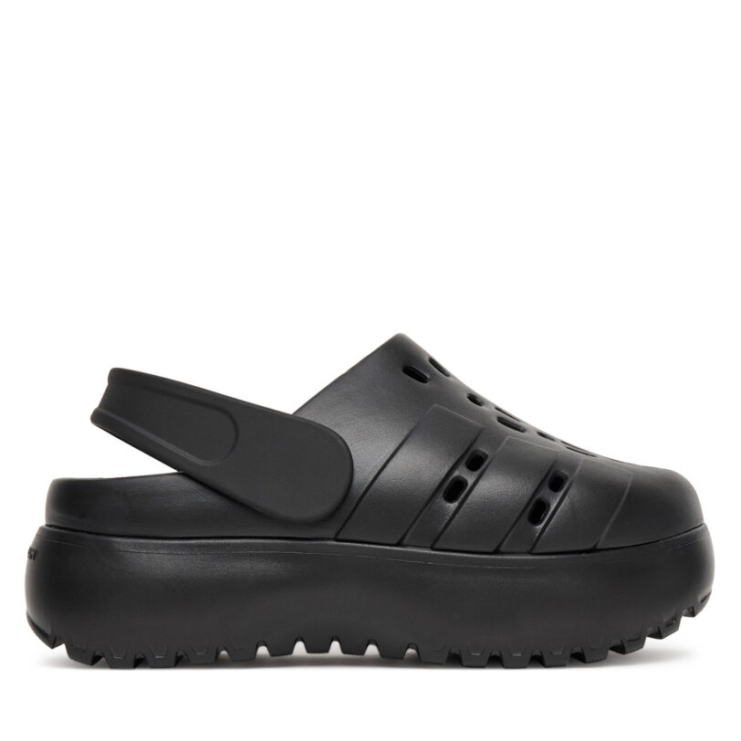 Сандали adidas adilette Platform Clogs JP9577 Черен цвят на ниска цена