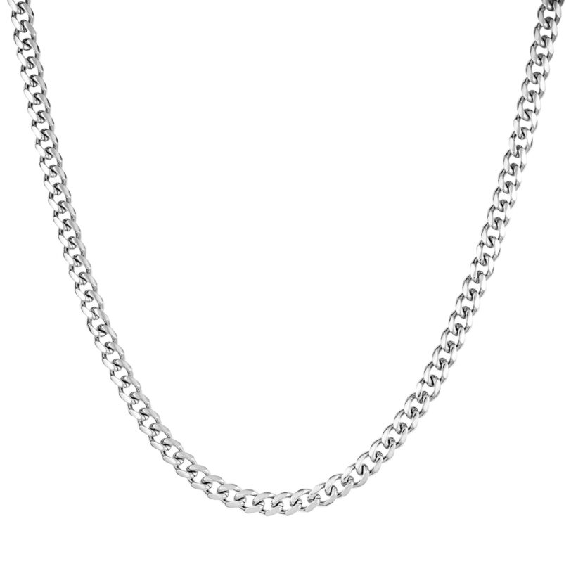 Синджирче ICED STUFF Miami Cuban Link Бяло злато цвят на ниска цена