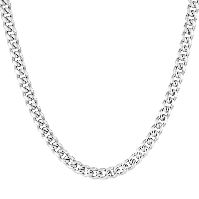 Синджирче ICED STUFF Miami Cuban Link Бяло злато цвят на ниска цена