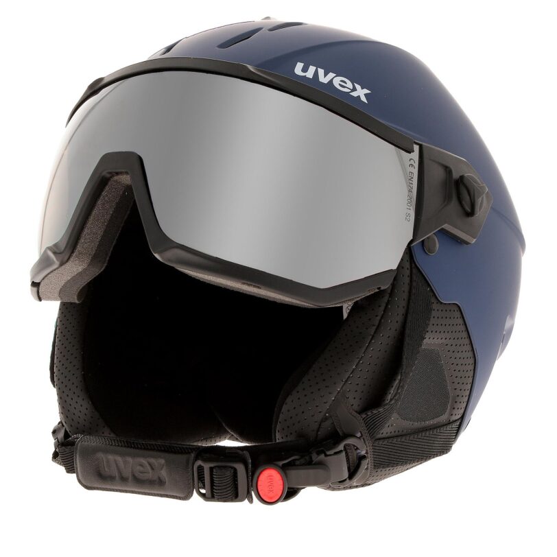 Скиорска каска Uvex Instinct visor 5662601007 Тъмносин цвят на ниска цена
