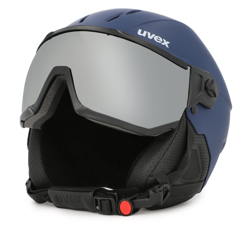 Скиорска каска Uvex Instinct visor 5662601009 Тъмносин цвят на ниска цена