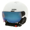 Скиорска каска Uvex Rocket Jr. Visor 56/6/263/10/03 Бял цвят на ниска цена