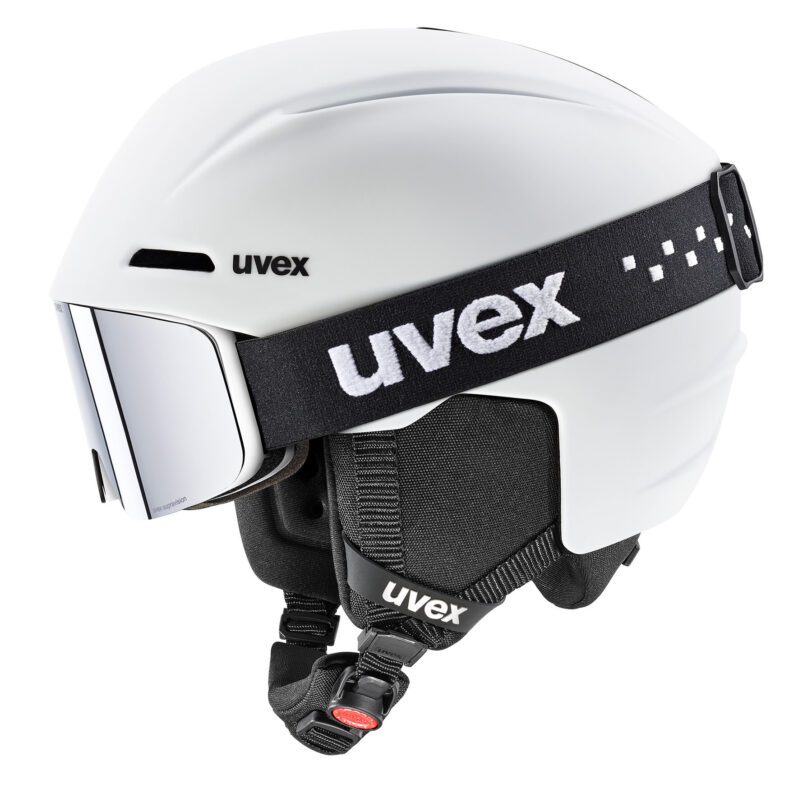 Скиорска каска Uvex Viti Set 56/S/317/14/03 Бял цвят на ниска цена