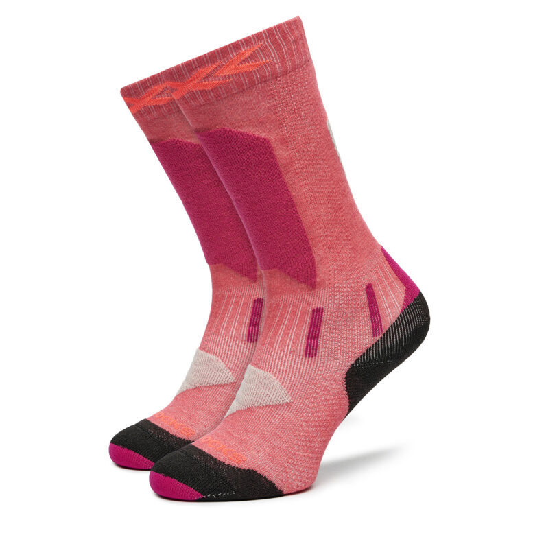 Скиорски чорапи X-Socks Ski Discover WYDDW24J Розов цвят на ниска цена