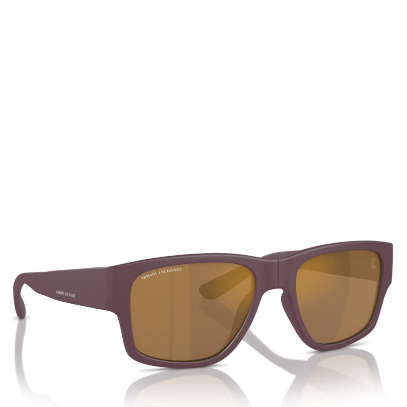 Слънчеви очила Armani Exchange 0AX4141SU 8347F9 Бордо цвят на ниска цена