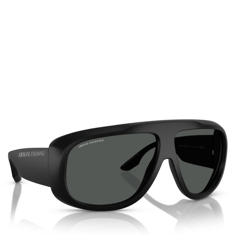 Слънчеви очила Armani Exchange 0AX4143SU 67 808787 Черен цвят на ниска цена