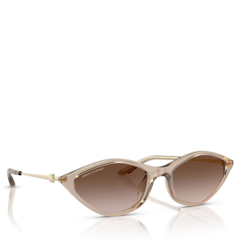 Слънчеви очила Armani Exchange 0AX4152SU 55 836613 Бежов цвят на ниска цена
