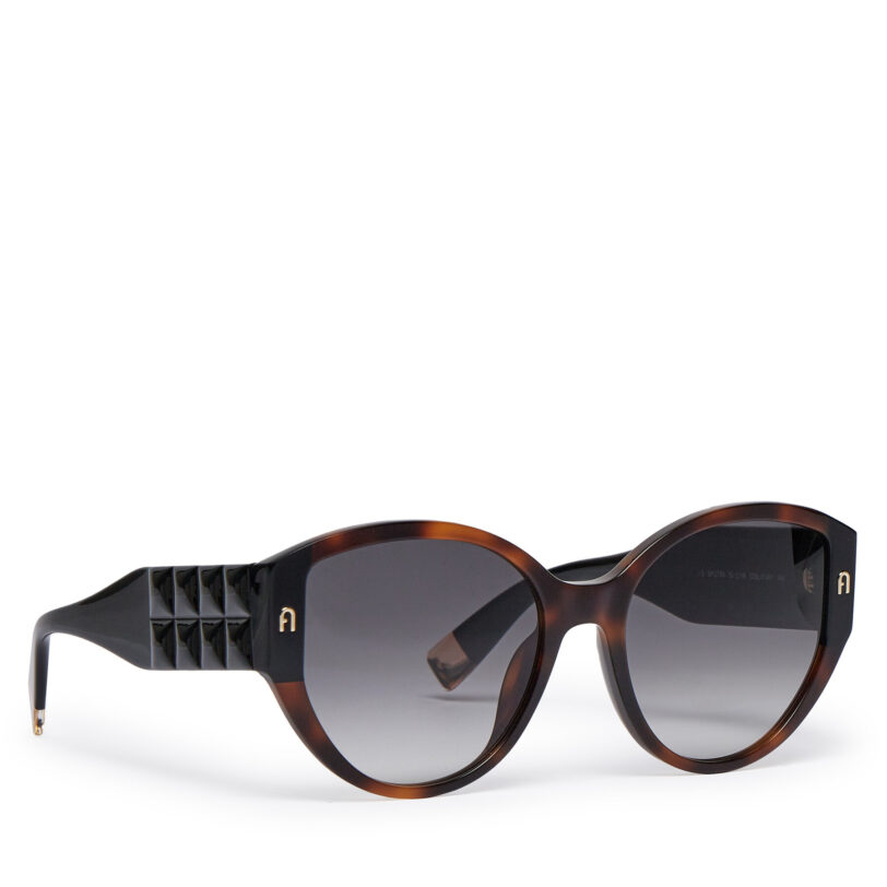 Слънчеви очила Furla Sunglasses Sfu784 WD00112-A.0116-HAO00-4401 Кафяв цвят на ниска цена
