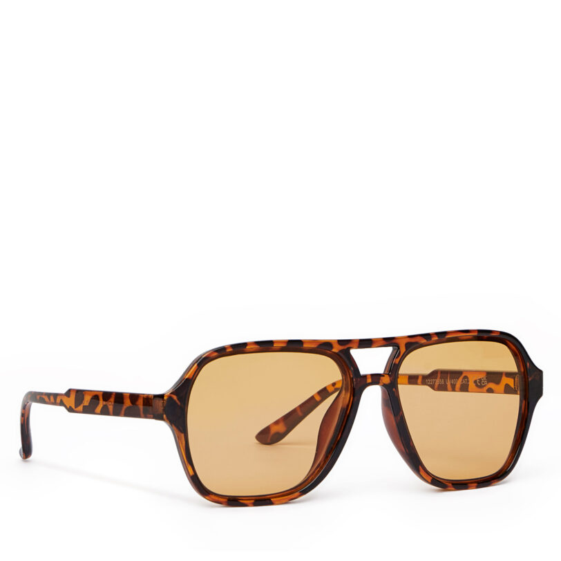 Слънчеви очила Jack&Jones Jackay 12273558 Кафяв цвят на ниска цена