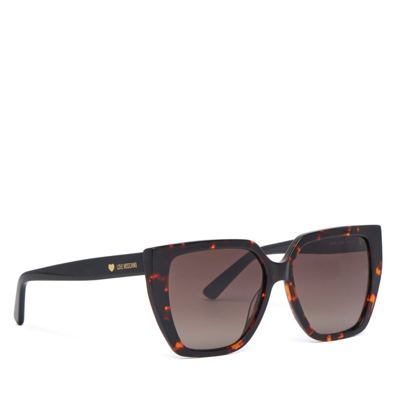 Слънчеви очила LOVE MOSCHINO MOL088/S 207838 Кафяв цвят на ниска цена