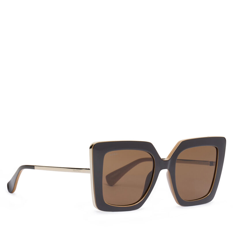 Слънчеви очила Max Mara Design4 MM0051 50E Кафяв цвят на ниска цена