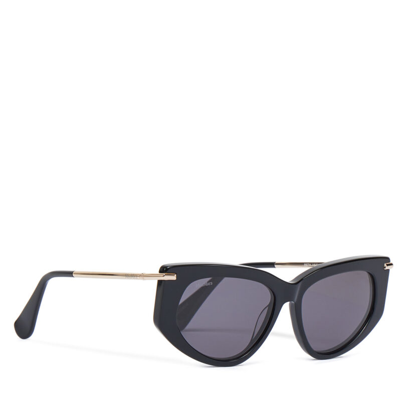 Слънчеви очила Max Mara MM0100 01A Черен цвят на ниска цена