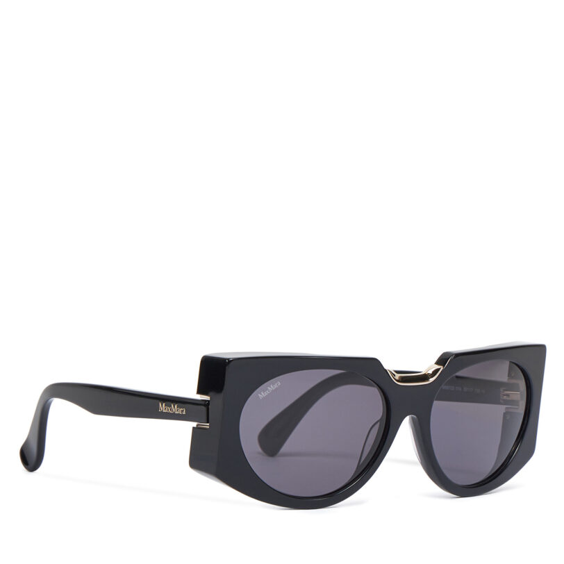 Слънчеви очила Max Mara MM0123 01A Черен цвят на ниска цена