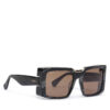 Слънчеви очила Max Mara MM0124 63J Черен цвят на ниска цена
