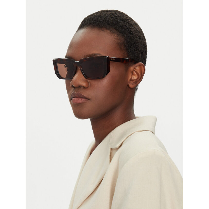 Слънчеви очила Max Mara MM0126 52E Кафяв цвят на ниска цена