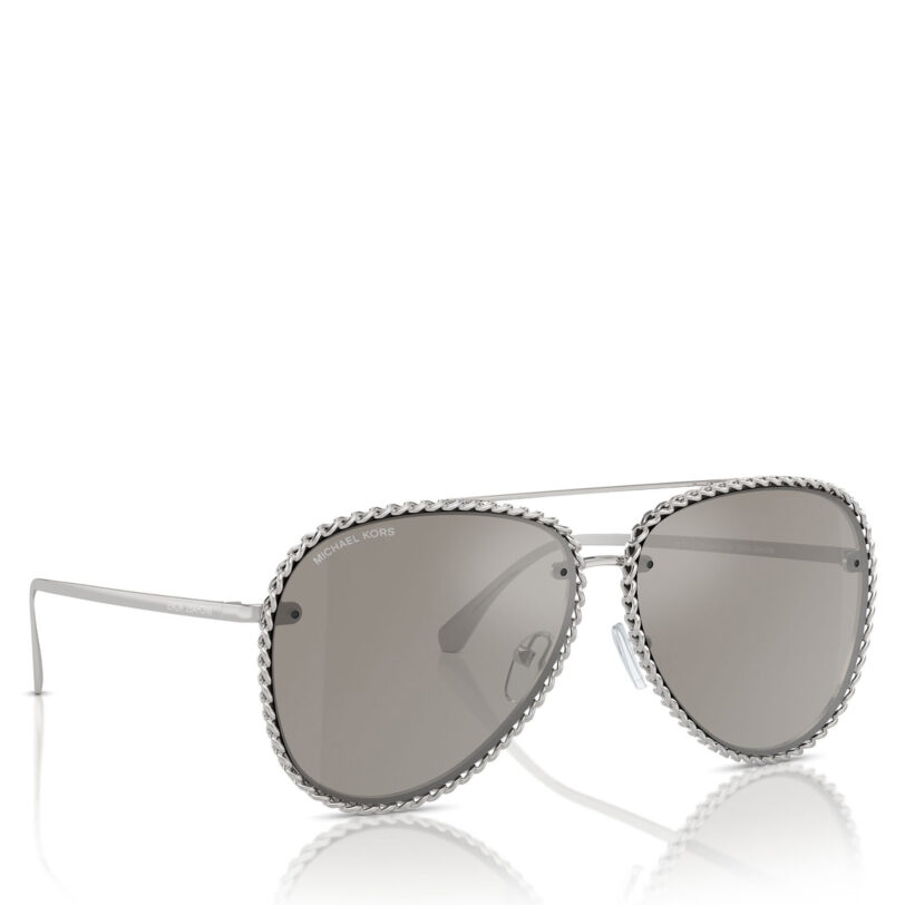 Слънчеви очила Michael Kors Portofino 0MK1147 18936G Сребрист цвят на ниска цена