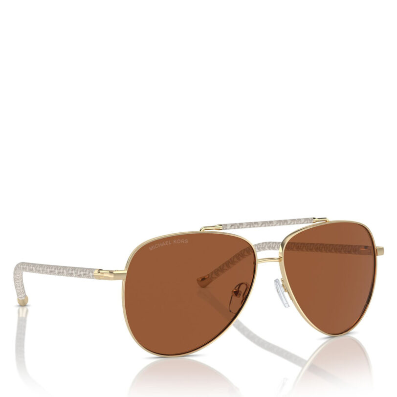 Слънчеви очила Michael Kors Portugal 0MK1146 101473 Златист цвят на ниска цена