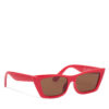 Слънчеви очила Pieces Pctrine Sunglass Box 175942 Червен цвят на ниска цена