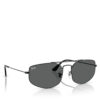 Слънчеви очила Ray-Ban Explorer V 0RB3845 002/B160 Черен цвят на ниска цена