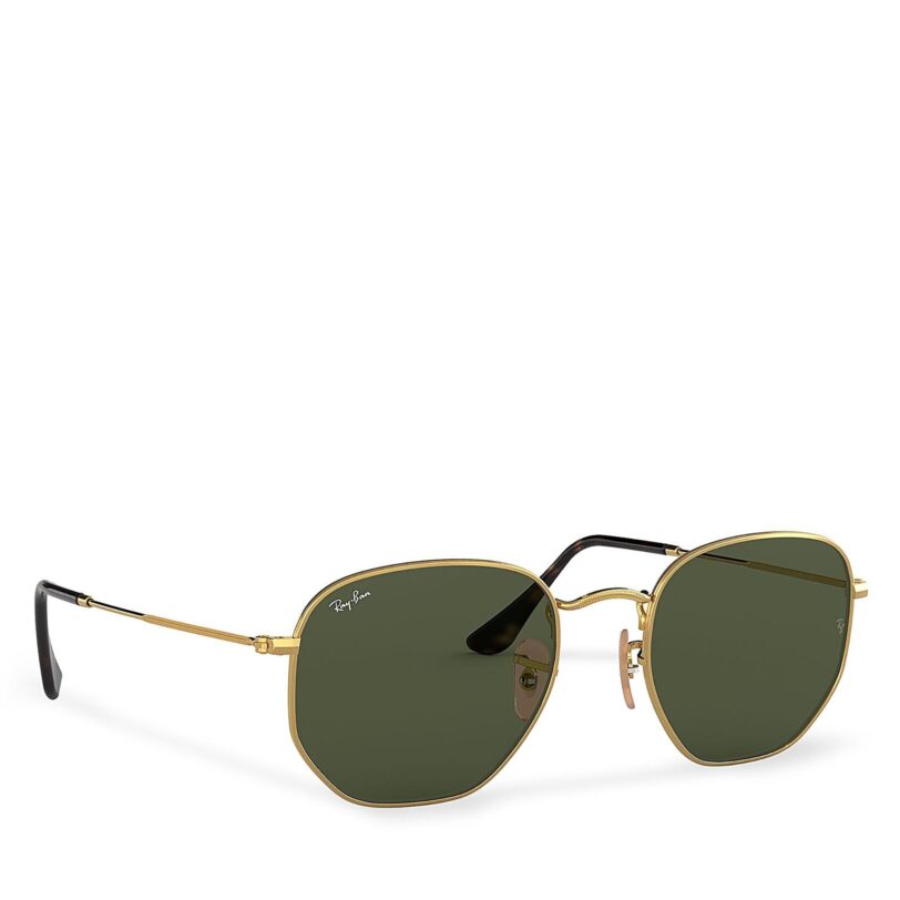 Слънчеви очила Ray-Ban Hexagonal 0RB3548N 001 Златист цвят на ниска цена