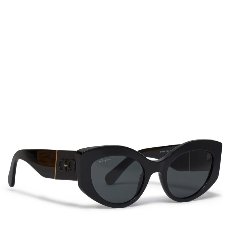 Слънчеви очила Salvatore Ferragamo SF1044S 001 Черен цвят на ниска цена
