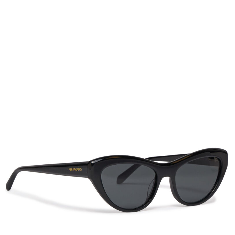 Слънчеви очила Salvatore Ferragamo SF1103S 001 Черен цвят на ниска цена