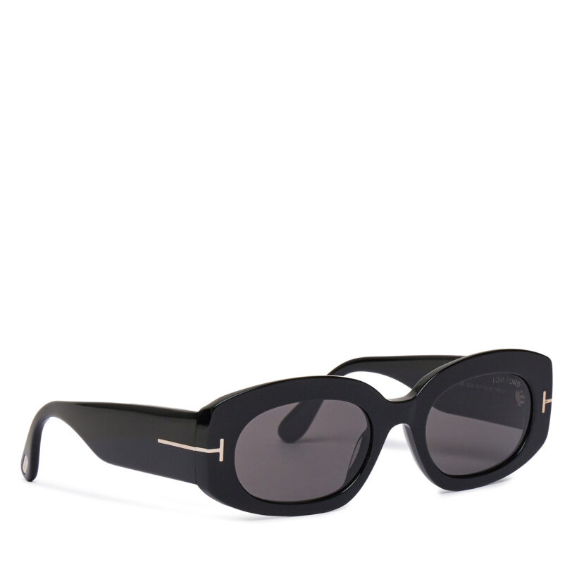 Слънчеви очила Tom Ford Cielle FT1187 01A Черен цвят на ниска цена