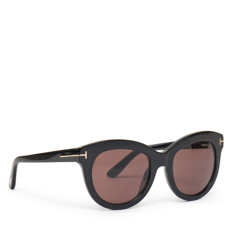 Слънчеви очила Tom Ford FT1189 01E Черен цвят на ниска цена
