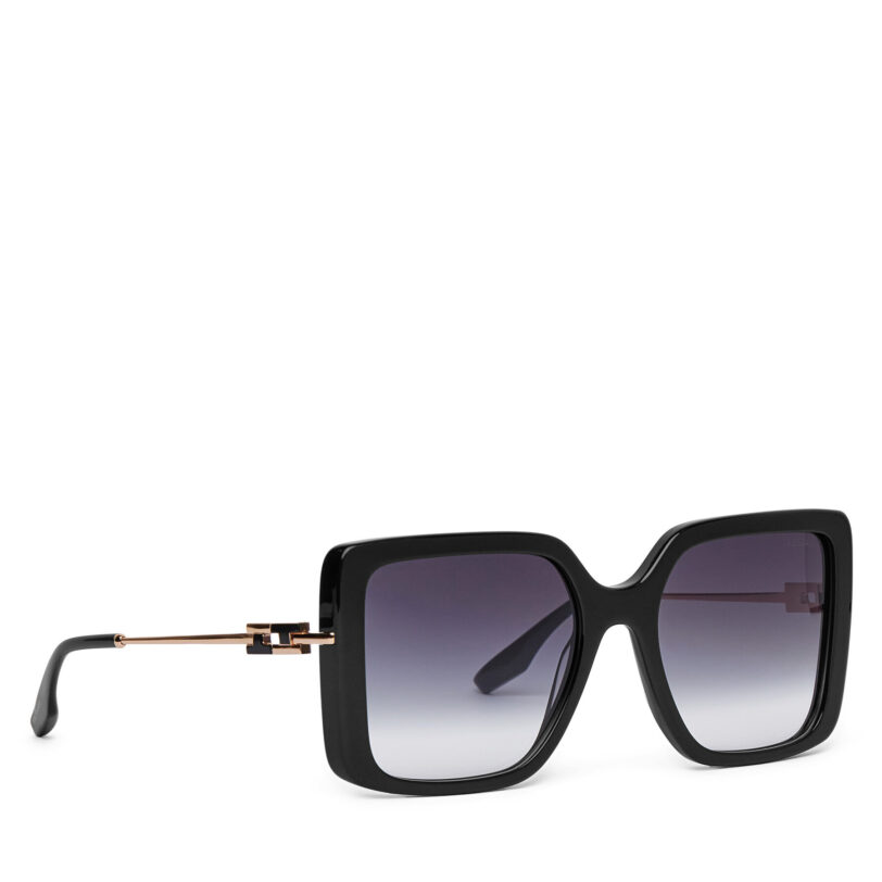 Слънчеви очила Trussardi TSW9057 Черен цвят на ниска цена