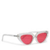 Слънчеви очила Vans Shelby Sunglasses VN000GN0WHT1 Бял цвят на ниска цена