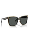 Слънчеви очила Versace 0VE2278D GB1/8758 Черен цвят на ниска цена